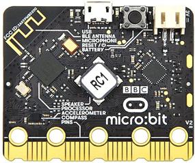 img 3 attached to 💻 Усовершенствованная плата BBC Micro:bit V2.0 для кодирования и программирования - USB-кабель и батарейка не включены