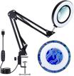 magnifying stepless dimmable magnifier adjustable logo