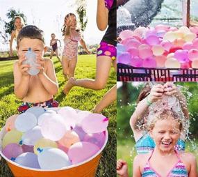 img 1 attached to 🎈 Ultimate Fun Guaranteed: Wensty Water Balloons Refill Latex for Endless Splash Battles!