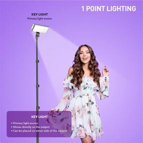 img 1 attached to 📸 DigiPower PRO1 - 180 Portable LED Light & Pro Stand Kit: Perfect for DIY Home Projects, Studio Setup, Content Creation, Vlogging, and Video Game Streaming