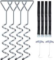 🔒 sportneer trampoline anchors - galvanized for superior strength and stability логотип