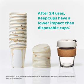 img 2 attached to 🌿 KeepCup Reusable Toughened Natural 12 Ounce: Durable and Sustainable Coffee Cup Solution