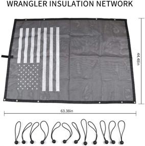 img 3 attached to Американская солнцезащитная щель Wrangler 1997 2006