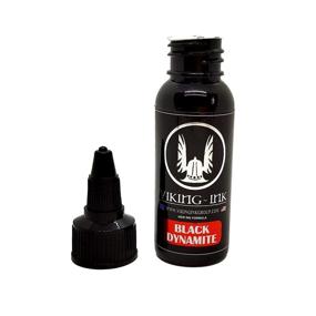 img 3 attached to 💪 Bold and Dynamic: VIKING INK Tattoo Ink in BLACK DYNAMITE Color (1oz x 1 unit)