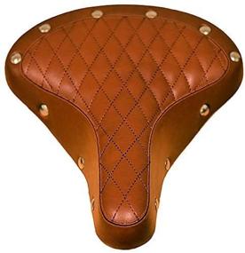 img 3 attached to 🚲 Fito Made in Taiwan GSS Classic Beach Cruiser Fixie Gear Bike Bicycle Saddle Seat - Brown