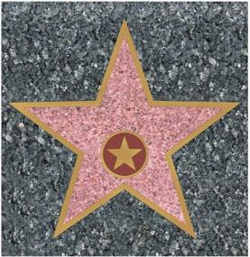 img 4 attached to 🌟 Самоклеющиеся звездочки Beistle для украшения Голливудской ночи на вечеринке в стиле кино - персонализированный съемный виниловый настенный ковер, красный / золотой / черный, 12 "x 15