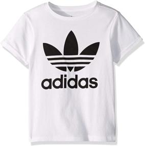 img 1 attached to Unisex adidas 👕 Originals Trefoil Tee for Kids