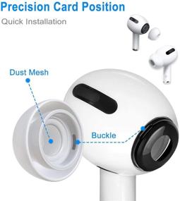 img 3 attached to 🎧 Enhance Your AirPods Pro Experience with Premium 12-Piece Replacement Ear Tips - Silicone Ear Buds Tips Complete with Portable Storage Box and Perfect Fit in The Charging Case (S/M/L, White)