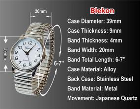 img 3 attached to ⌚ Неизменная элегантность: Женские часы с японским движением Blekon Collections, двухцветные.