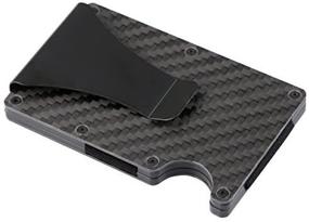 img 1 attached to Unime Carbon Blocking Aluminum Wallets