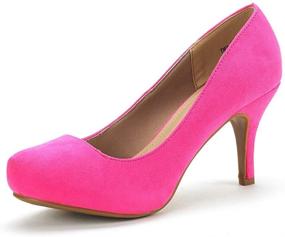 img 4 attached to DREAM PAIRS Stiletto Platform Pumps - A Versatile Choice for Women's Shoes