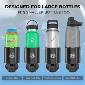 img 2 attached to 🚗 Car Cup Holder Expander and Adapter for Large Bottles - HydroFlask, Nalgene, Yeti Compatible