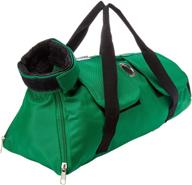 🐾 зеленая сумка kruuse buster no scratch для осмотра домашних животных, 8-12 фунтов: улучшенная версия для seo логотип