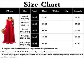 img 2 attached to 👗 Stunning HannahZone Sleeveless Chiffon Backless Dresses for Women