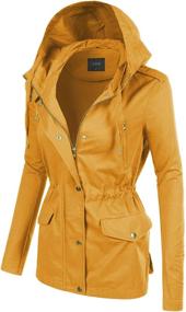 img 2 attached to 🧥 LE3NO Women's Military Anorak Jacket - Fashionable Clothing for Coats, Jackets & Vests