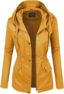 🧥 le3no women's military anorak jacket - fashionable clothing for coats, jackets & vests logo