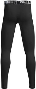 img 2 attached to Compression Leggings Football Basketball Baselayer