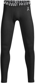 img 3 attached to Compression Leggings Football Basketball Baselayer