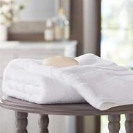 🛁 white luxury bath towel from the member's mark hotel premier collection, made with 100% cotton logo