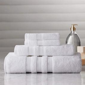 img 2 attached to 🛁 White Luxury Bath Towel from the Member's Mark Hotel Premier Collection, made with 100% Cotton