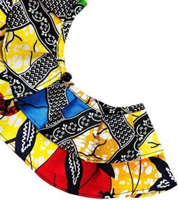 img 2 attached to Shenbolen Women African Print Ankara