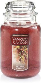 img 4 attached to 🍂 Captivating Aromas: Yankee Candle Large Jar Candle, Autumn Wreath