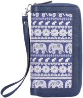 👜 pamidadress women's handbags & wallets - printed double around colored wallets logo