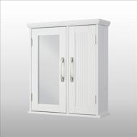 🚽 enhance your bathroom with teamson home newport detachable bathroom cabinet in white logo