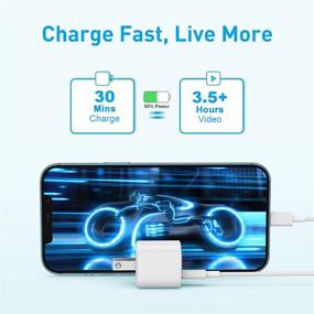 img 3 attached to ⚡ 20W Быстрая Зарядка USB C для Google Pixel 5 5XL 4 4A 4XL 3 3A 3XL 2, Зарядное Устройство Типа C Knofarm для iPad Pro 12.9 Дюйма 3/4/5 Поколения, iPad Pro 11 Дюймов 1/2/3, Новый iPad Air - Включен Мини Размер.