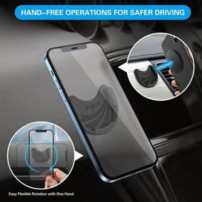 img 2 attached to 🚗 Pack of 3 VOLPORT Car Mounts for Pops Phone Collapsible Grip - Black Silicone Stick On Dashboard Phone Holders with Pops 3M Sticky Adhesive Replacement for Wall, Mirror, Home, Office, Desk, Socket Base