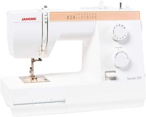 img 4 attached to 🧵 Превосходная белая швейная машина Janome Sewist 709 для незабываемого опыта шитья