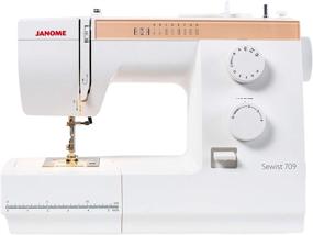 img 3 attached to 🧵 Превосходная белая швейная машина Janome Sewist 709 для незабываемого опыта шитья