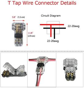 img 2 attached to 🔌 Enhanced Quick Splice Self-Stripping Wire Connectors for Better SEO