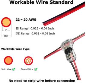 img 1 attached to 🔌 Enhanced Quick Splice Self-Stripping Wire Connectors for Better SEO