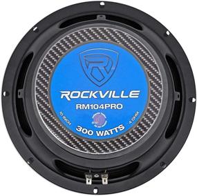 img 1 attached to 🔊 Rockville RM104PRO 10-дюймовый 600W 4-Ом SPL автомобильный среднечастотный среднебасовый профессиональный динамик с улучшенным SEO