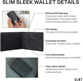 img 2 attached to 🔒 Enhanced Security: Silent Pocket Leather Blocking Wallet Keeps Your Data Confidential