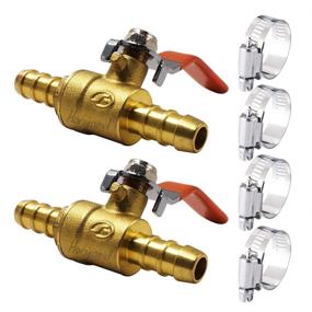 img 4 attached to 🚿 Brass Water Tubing Valve by Horiznext