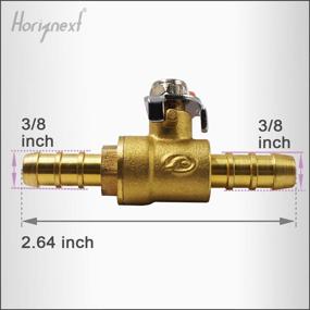 img 3 attached to 🚿 Brass Water Tubing Valve by Horiznext