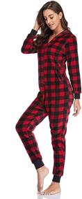 img 1 attached to COLORFULLEAF Couples Matching Christmas Jumpsuits Women's Clothing