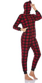 img 2 attached to COLORFULLEAF Couples Matching Christmas Jumpsuits Women's Clothing