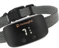 🐶 pettingpal dog bark collar - rechargeable and waterproof anti-barking device - adjustable sensitivity control with 7 levels of vibration, shock, and beep training modes - suitable for small, medium, and large dogs logo