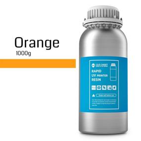 img 1 attached to 🖨️ SainSmart Orange 3D Printer Resin - Rapid 3D Printing Resin for LCD/MSLA Printers - 405Nm Photopolymer Curing Resin - General Purpose - 1000G