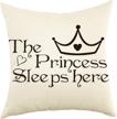 ogiselestyle princess motivational decorative cushion logo