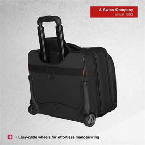 img 2 attached to Wenger Patriot Rolling Case - Black 🧳 for Up to 17-Inch Laptop, including Notebook Case (WA-7953-02F00)