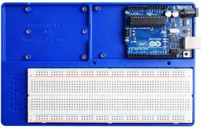 img 3 attached to 🔵 Держатель GeeekPi Raspberry Pi 4B ABS для платы контактов 5 в 1 для Raspberry Pi 4 Model B, 3B +, 3B, 2B, B +, Zero, Zero W, Arduino UNO и Arduino Mega 2560 (синий)