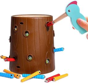 img 4 attached to 🧲 Lewo Magnetic Toddler Toys 3-5 - Woodpecker Catching and Feeding Game - Enhancing Fine Motor Skills - Preschool Educational Learning Toys for Kids Toddlers – Boys and Girls