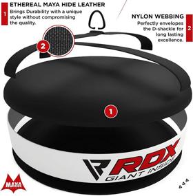 img 2 attached to 🥊 Enhance Your Boxing Training with the RDX Double End Anchor Bag: Heavy Duty Floor Punching Bag for MMA, Kickboxing, Muay Thai, Karate, BJJ, and Taekwondo