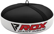 🥊 enhance your boxing training with the rdx double end anchor bag: heavy duty floor punching bag for mma, kickboxing, muay thai, karate, bjj, and taekwondo логотип