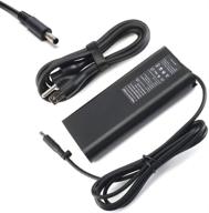 🔌 130w tip 4.5mm ac adapter charger for dell xps 15 9530 9550 9560 9570/precision m3800 5510 5520 5530 inspiron 7347 7348 7459 06tty6 (ha130pm130/da130pm130) power supply cord logo