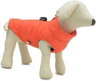 🐶 winter dog vest with cozy cotton lining, waterproof and insulated ultra-warm dog winter coat, windproof zippered jacket, breathable soft dog clothes for small, medium, and large dogs логотип